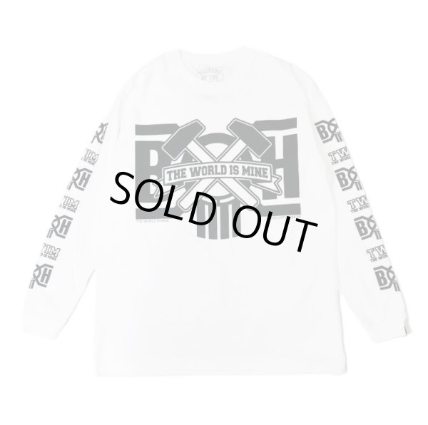 画像1: "BOUNTY HUNTER x T.W.I.M Special Collaboration Pt.2" LongSleeve T-Shirt (WHITE) (1)
