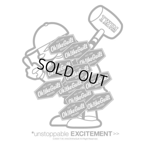 画像6: "Oh!theGuilt x T.W.I.M 2023_KID" 6.1oz T-SHIRT (WHITE) (6)