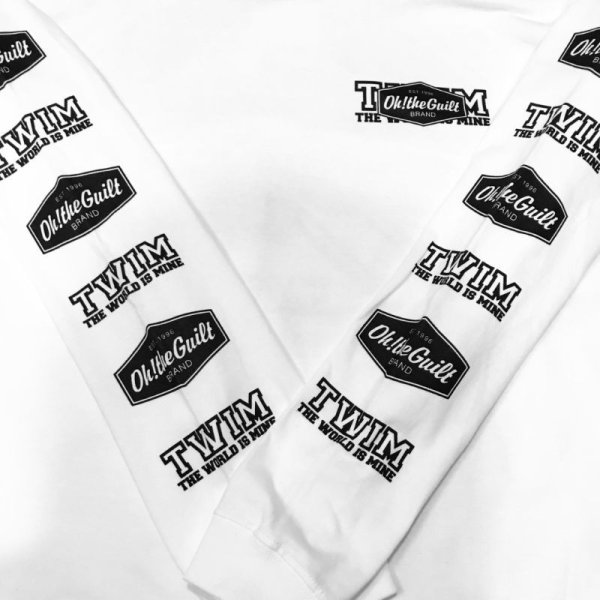 画像5: "Oh!theGuilt x T.W.I.M 2023_CROSS" 5.6oz LONG SLEEVE T-SHIRT (WHITE) (5)