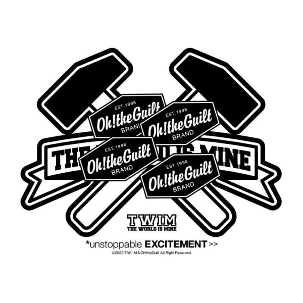 画像7: "Oh!theGuilt x T.W.I.M 2023_CROSS" 5.6oz LONG SLEEVE T-SHIRT (WHITE) (7)