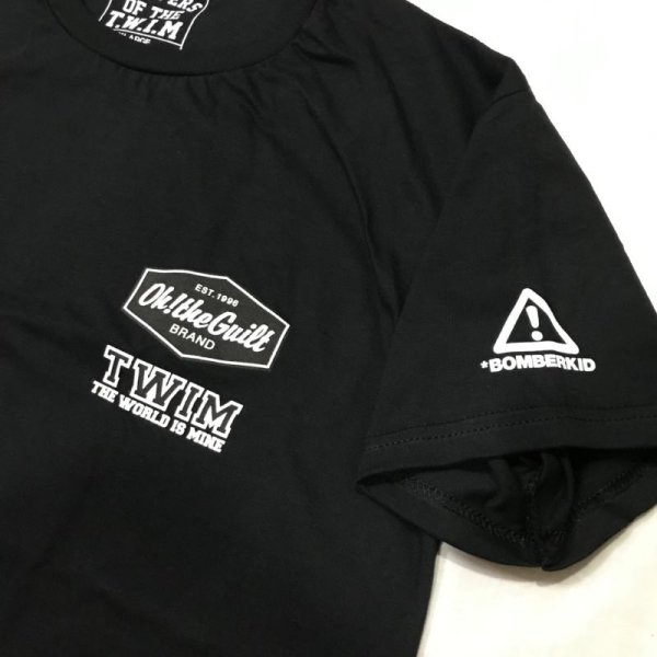 画像3: "OH! THE GUILT BOMBER_Backward" T-SHIRT_6.2oz (BLACK) (3)