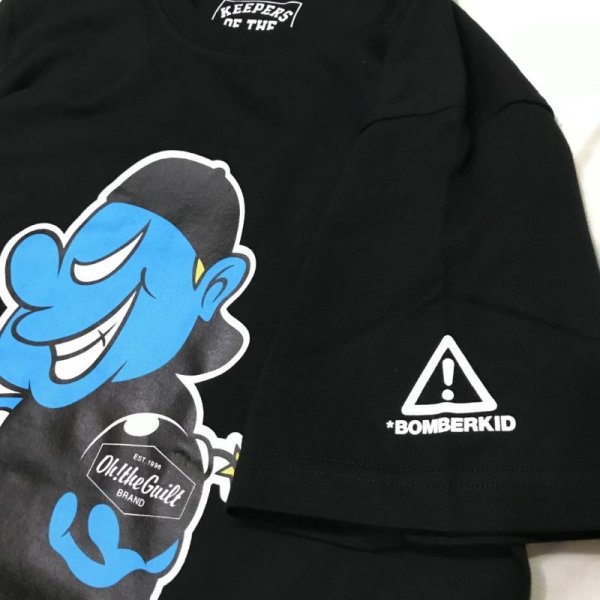 画像3: "OH! THE GUILT BOMBER_Sideways" T-SHIRT_6.2oz (BLACK) (3)