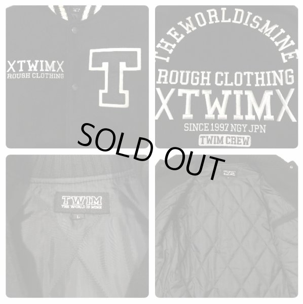 画像3: USED "T.W.I.M_STADIUM JACKET/VARSITY JACKET/LETTERMAN JACKET" (L size) (3)
