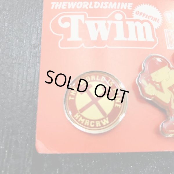 画像2: [当時物] ピンズセット(レッドver.) (2)