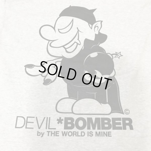 画像6: 30% OFF "DEVIL *BOMBER" LONG SLEEVE T-SHIRT  6.2oz (ASH GREY) (6)