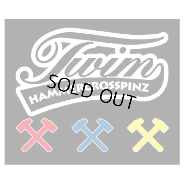 画像4: [当時物] ピンズ_ハンマークロス (ブルー) (4)