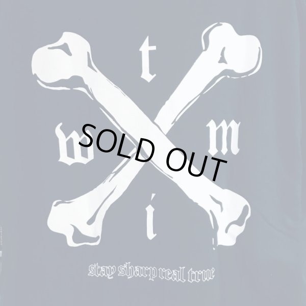画像4: [USED] T.W.I.M Tシャツ_"CROSS BONES" (NAVY : ネイビー) (4)