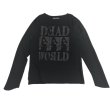 画像5: [DEADSTOCK:デッドストック] T.W.I.M "DEAD WORLD" 長袖Tシャツ (BLACK) (5)