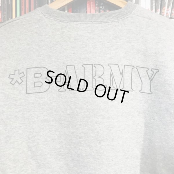 画像5: USED_"B-AMRY (*BOMBERKID ARMY)" CREW-NECK SWEAT SHIRT (GREY_L size) (5)