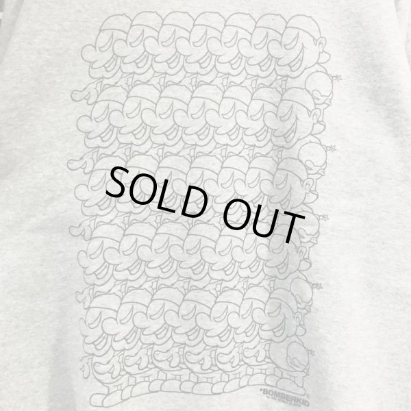 画像3: USED_"B-AMRY (*BOMBERKID ARMY)" CREW-NECK SWEAT SHIRT (GREY_L size) (3)