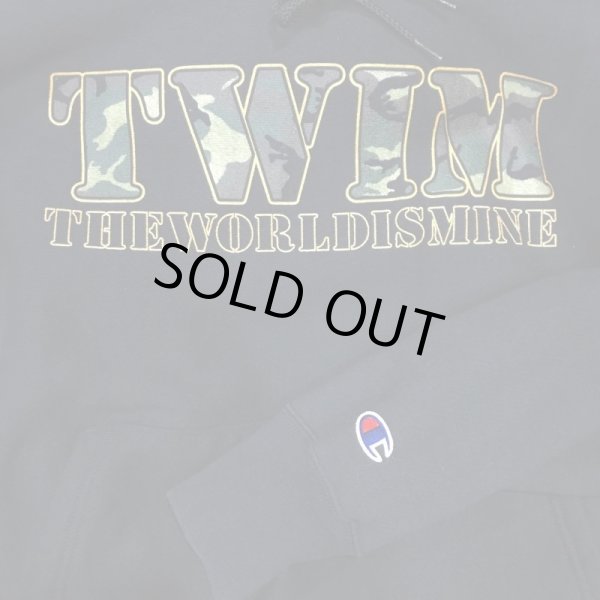 画像4: USED_"Champion BODY_PREMIUM REVERSE WEAVE" HOODED SWEAT SHIRT (BLACK_M size) (4)