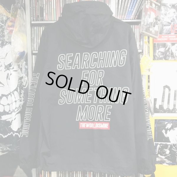 画像2: USED_"SEARCHING FOR SOMETHING MORE" アノラックジャケット (BLACK_Lサイズ) (2)