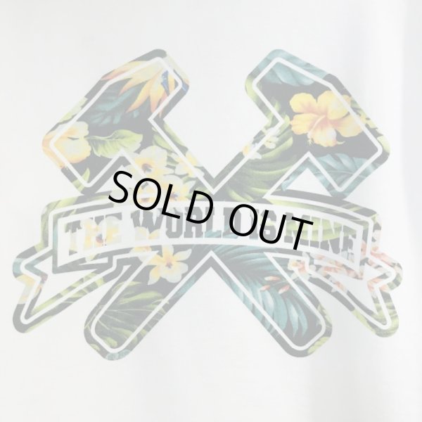 画像3: USED_"T+FLOWER HAMMER-CROSS" HOODED SWEAT SHIRT (WHITE_L size) (3)