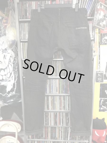 画像2: [当時物] USED_ブラックデニム/BLACK_DENIM PANTS (2)