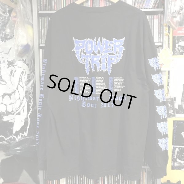 画像3: USED_レア "POWER TRIP" 長袖 Tシャツ_XLサイズ (3)