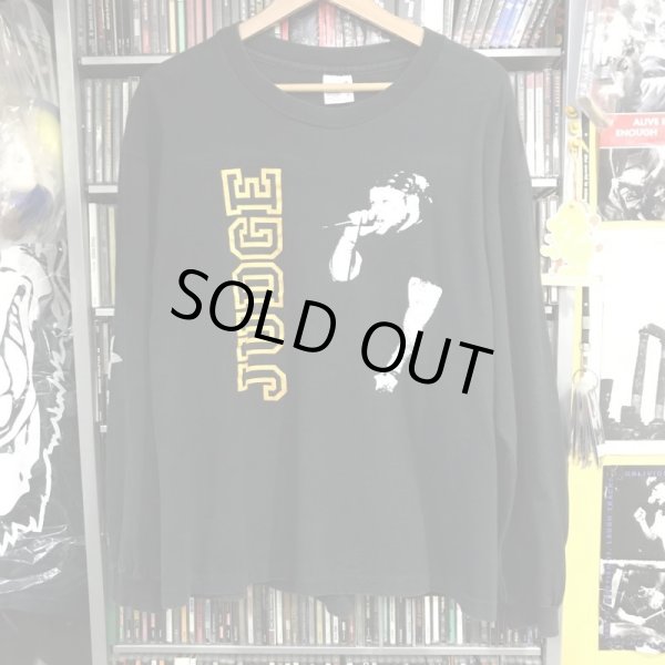 画像1: USED_レア "JUDEGE" 長袖 Tシャツ_Lサイズ (1)