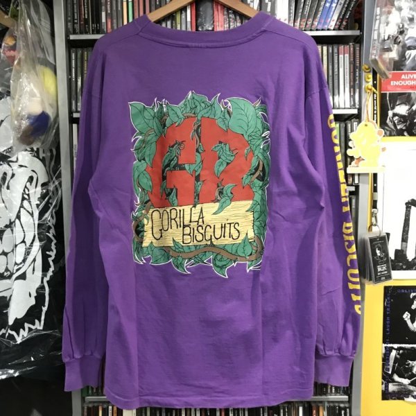 画像4: USED_VINTAGE_レア "GORILLA BISCUITS" 長袖 Tシャツ_Lサイズ (4)