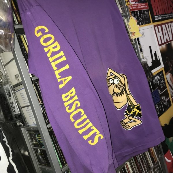 画像3: USED_VINTAGE_レア "GORILLA BISCUITS" 長袖 Tシャツ_Lサイズ (3)