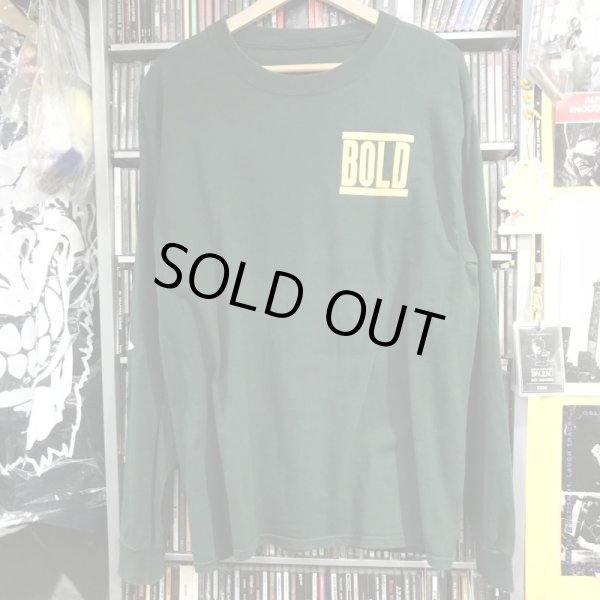 画像1: USED_"BOLD" 長袖 Tシャツ_Lサイズ (1)