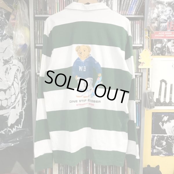 画像2: USED_美品 "ONE STEP CLOSER" ラガーシャツ_Lサイズ (2)