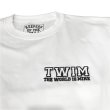 画像3: SALE 20% OFF "T.W.I.M-LOGO Embroidery" 7.4 oz LONG SLEEVE T-SHIRT (WHITE) (3)