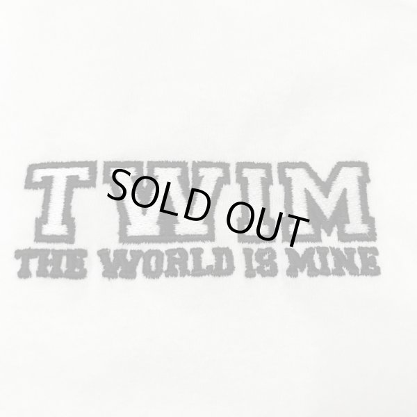 画像4: SALE 20% OFF "T.W.I.M-LOGO Embroidery" 7.4 oz LONG SLEEVE T-SHIRT (WHITE) (4)
