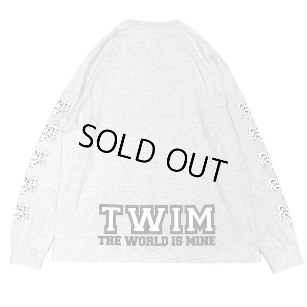 画像4: SALE 35% OFF "GHOST *BOMBER" LONG SLEEVE T-SHIRT  6.2oz (ASH GREY) (4)