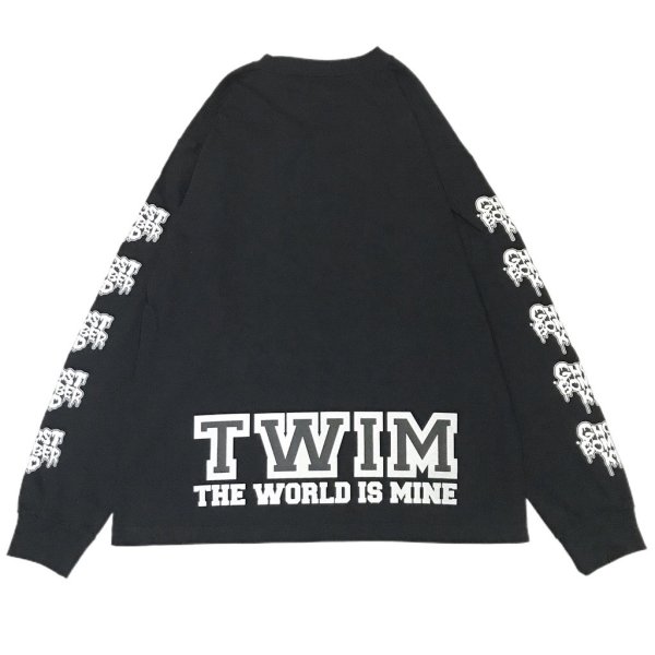 画像4: SALE 35% OFF "GHOST *BOMBER" LONG SLEEVE T-SHIRT  6.2oz (BLACK) (4)