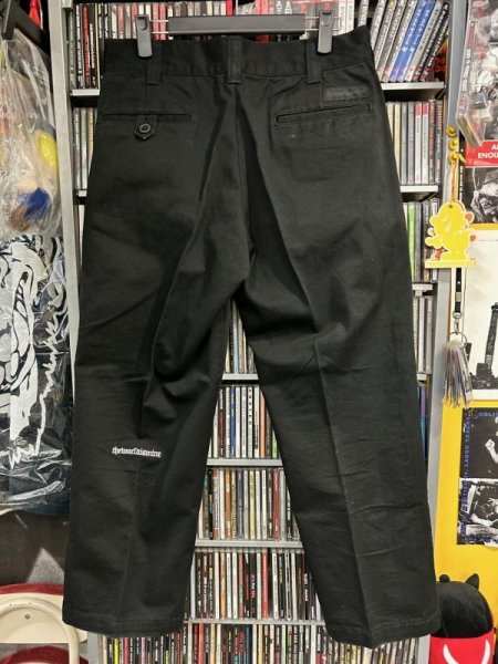 画像4: [当時物] USED_チノパン/ワークパンツ (BLACK_Lサイズ) (4)