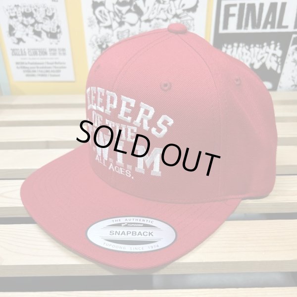 画像2: USED_"KEEPERS OF THE T.W.I.M" SNAPBACK (RED) (2)