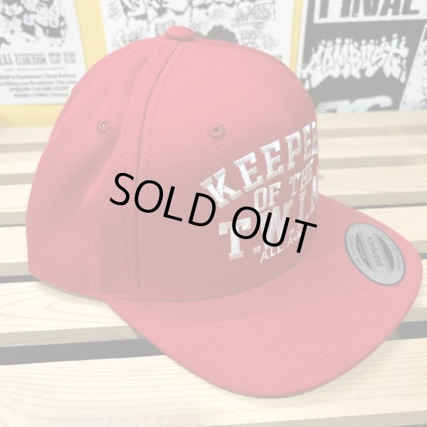 画像3: USED_"KEEPERS OF THE T.W.I.M" SNAPBACK (RED) (3)