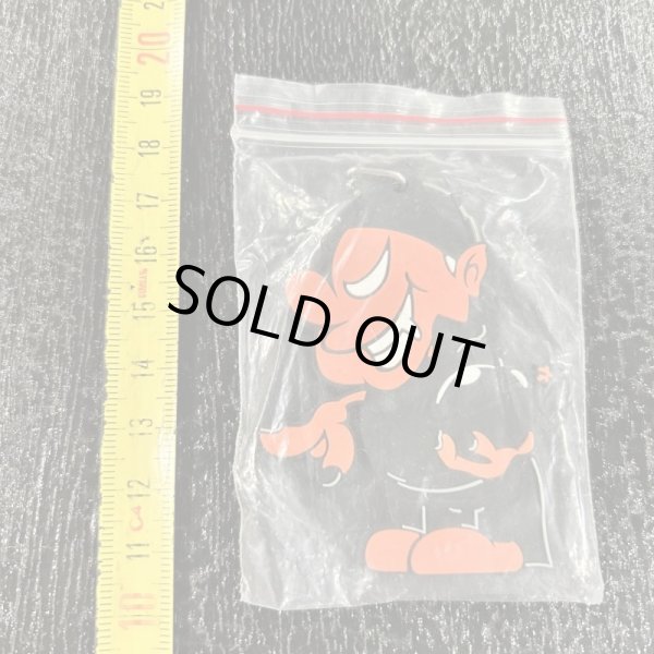 画像3: レア_"DEVIL *BOMBER デビルボマー" ラバー製キーホルダー (朱色/サンプルカラー) (3)