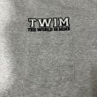 画像4: SALE 30% OFF "T.W.I.M-LOGO EMBROIDERY" POCKET S/S T-SHIRT  5.6oz (HEATHER GREY) (4)