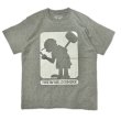 画像1: SALE 30% OFF "HAMMERKID DIE-CUTTING" S/S T-SHIRT  6.2oz (MIX GREY) (1)