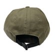 画像3: "T.W.I.M-LOGO EMBROIDERY" COTTON FLAT-VISOR CAP (OLIVE) (3)