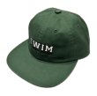 画像1: "T.W.I.M-LOGO EMBROIDERY" COTTON FLAT-VISOR CAP (IRISH GREEN) (1)