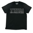 画像2: SALE 30% OFF "OUTLINE-LOGO" S/S T-SHIRT  5.6oz (BLACK) (2)