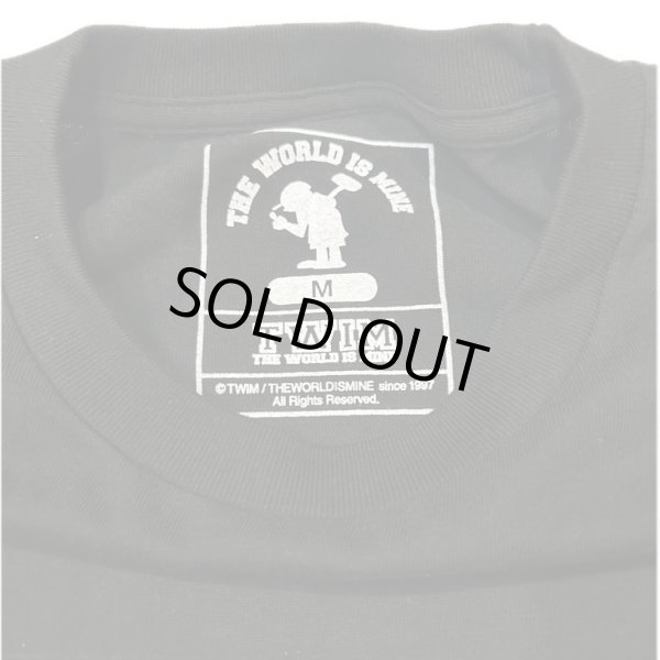 画像6: SALE 30% OFF "OUTLINE-LOGO" S/S T-SHIRT  5.6oz (BLACK) (6)