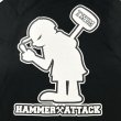 画像5: SALE 30% OFF "HAMMERxATTACK" S/S T-SHIRT  5.6oz (BLACK) (5)