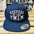 画像1: USED_"KEEPERS OF THE T.W.I.M" SNAPBACK (NAVY) (1)