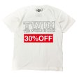 画像1: SALE 30% OFF "OUTLINE-LOGO" S/S T-SHIRT  5.6oz (WHITE) (1)