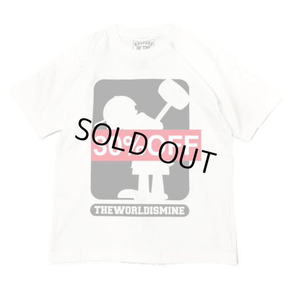 画像1: SALE 30% OFF "HAMMERKID DIE-CUTTING" S/S T-SHIRT  6.2oz (WHITE) (1)