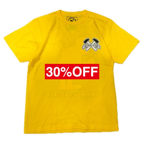 画像1: SALE 30% OFF "HAMMERxATTACK" S/S T-SHIRT  5.6oz (DAISY) (1)