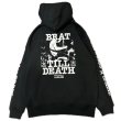 画像3: SALE 30% OFF "BRAT TILL DEATH" 10oz PULL-OVER HOODED SWEAT SHIRT (BLACK) (3)