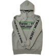 画像4: "BRAT TILL DEATH" 10oz PULL-OVER HOODED SWEAT SHIRT (HEATHER GREY) (4)