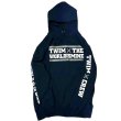 画像3: "BRAT TILL DEATH" 10oz PULL-OVER HOODED SWEAT SHIRT (NAVY) (3)