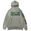 画像1: "BRAT TILL DEATH" 10oz PULL-OVER HOODED SWEAT SHIRT (HEATHER GREY) (1)