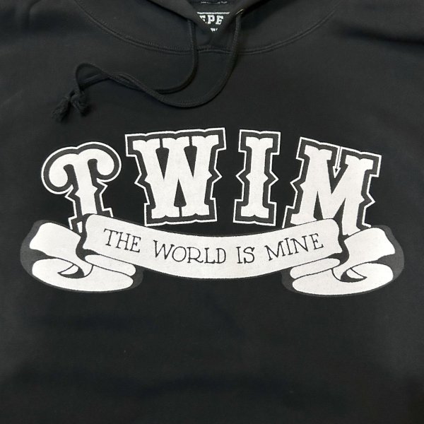 画像5: SALE 30% OFF "CROSS BONES" 10oz PULL-OVER HOODED SWEAT SHIRT (BLACK) (5)