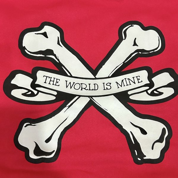 画像14: SALE 30% OFF "CROSS BONES" 10oz PULL-OVER HOODED SWEAT SHIRT (ASH, NAVY, RED, GREEN) (14)