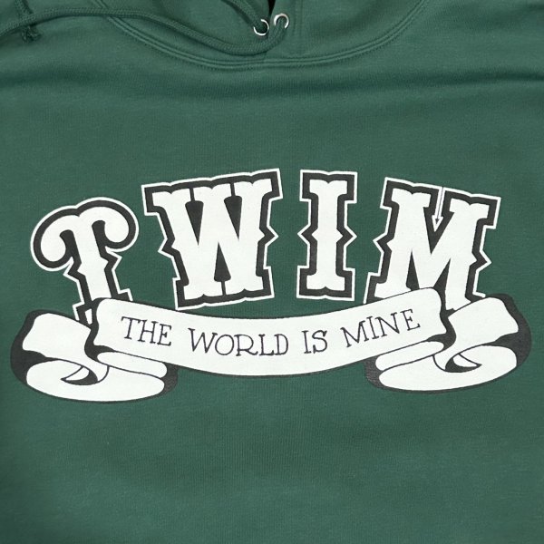 画像17: SALE 30% OFF "CROSS BONES" 10oz PULL-OVER HOODED SWEAT SHIRT (ASH, NAVY, RED, GREEN) (17)